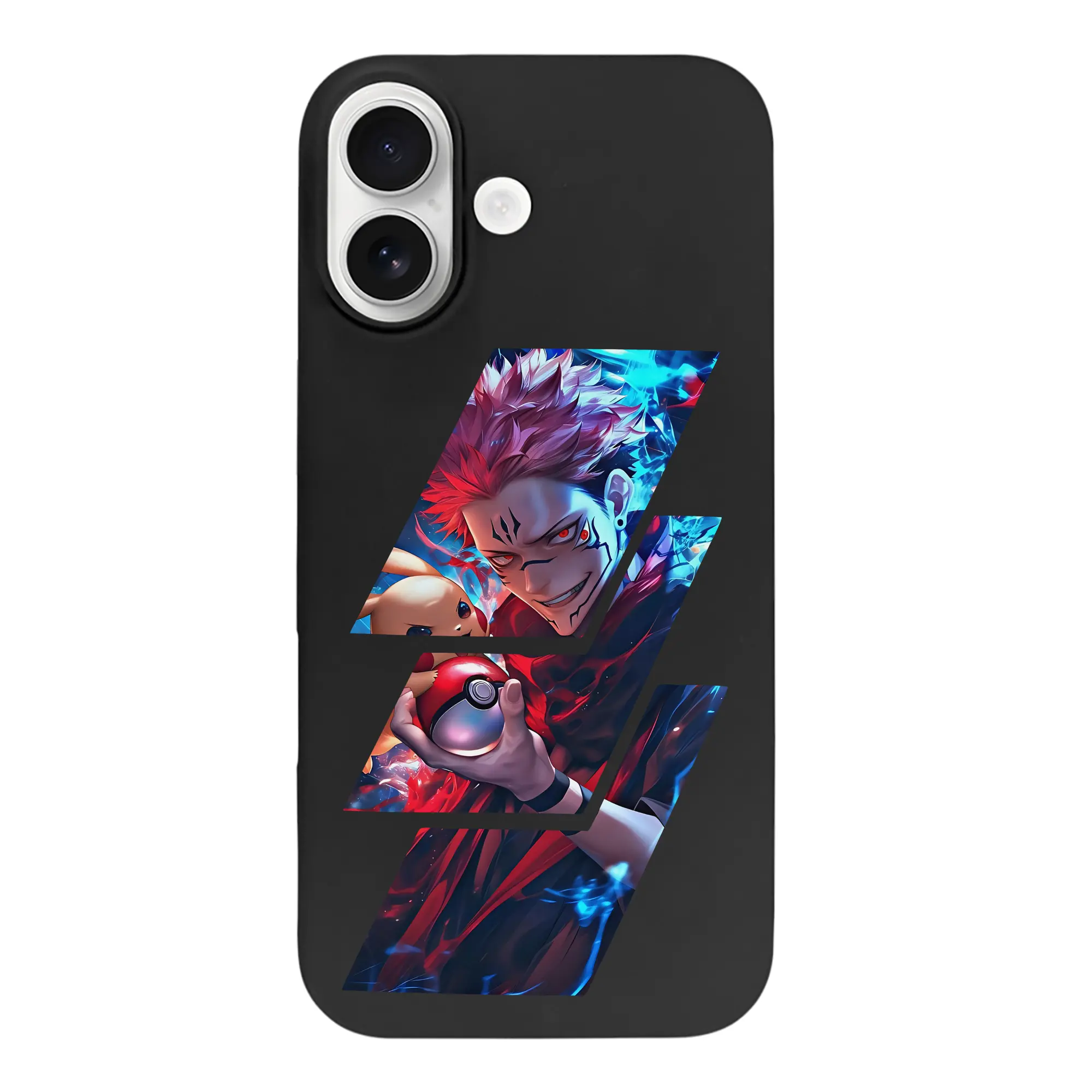 呪術廻戦 グッズ,両面宿儺 - iPhone 17 シリーズ シリコンケース 薄型 耐衝撃 指紋防止 ソフトタッチカバー 精密フィット 傷防止 保護ケース iPhone 17/17 Air/17 Pro/17 Pro Max 対応